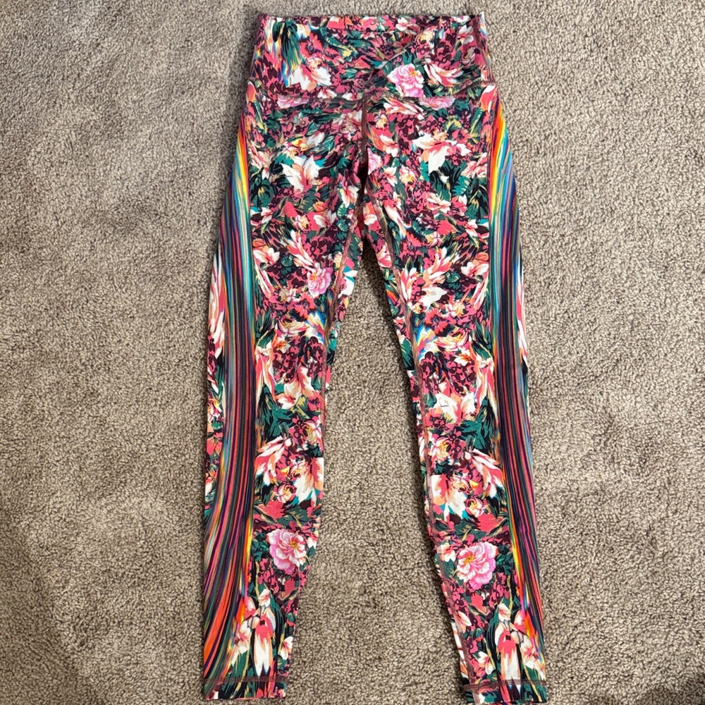 lululemon athletica Floral Multicolor Leggings